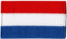 Tygmärke Flagga Nederländerna