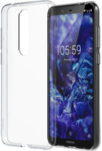 Nokia Back case - voor Nokia 5.1 Plus Telefoonhoesje Transparant