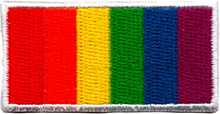 Tygmärke Flagga Pride Regnbåge - Liten