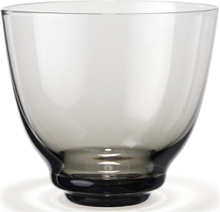 Flow Vandglas 35 Cl Smoke Home Tableware Glass Drinking Glass Grey Holmegaard