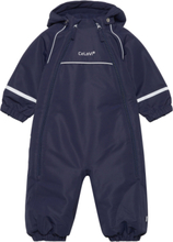 Wholesuit- Solid, W. 2 Zippers Outerwear Coveralls Snow-ski Coveralls & Sets Navy CeLaVi
