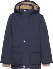Kastorio Fleece Lined Winter Jacket. Grs Outerwear Jackets & Coats Winter Jackets Navy Mini A Ture