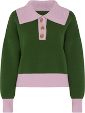Rosie Tops Knitwear Jumpers Green Olivia Rubin