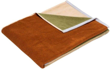 Hübsch - Block Towel Large Brown/Multicolour Hübsch