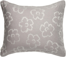 Pillowcase Magnolia Jacquard Home Textiles Bedtextiles Pillow Cases Grå Ted Baker*Betinget Tilbud