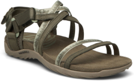 Women's Terran 3 Cush - Lattice Olive Shoes Summer Shoes Sandals Kakigrønn Merrell*Betinget Tilbud