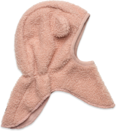 Jeffi Teddyfleece Elephant Hood. Grs Accessories Headwear Balaclava Pink Mini A Ture