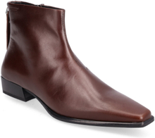 Nella Shoes Boots Ankle Boots Ankle Boots With Heel Brown VAGABOND