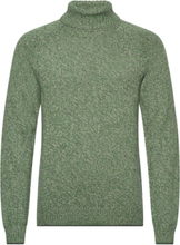 Pullover Tops Knitwear Turtlenecks Khaki Green Blend
