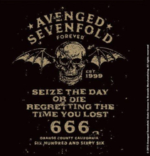 Avenged Sevenfold Single Cork Coaster: Seize the Day