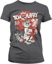 Tom & Jerry Vintage Comic Girly Tee, T-Shirt
