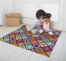 Kleurrijk Mandala Patroon vinyl tapijt