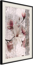 Plakat - Queen of Spring Flowers I - 40 x 60 cm - Sort ramme med passepartout