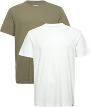 2 Pack Tee Tops T-Kortærmet Skjorte White Wrangler