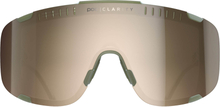 POC Devour Road Sunglasses Epidote Green Translucent - Brown/Silver Mirror