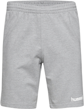 Hmlgo Cotton Bermuda Shorts Shorts Sweat Shorts Grå Hummel*Betinget Tilbud