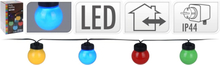 ProGarden Set di Luci LED per Feste 20 Lampade Multicolori 12 V