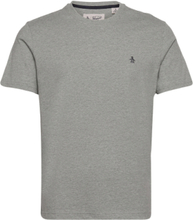 Cont Pin Point Embro T-shirts Short-sleeved Grå Original Penguin*Betinget Tilbud