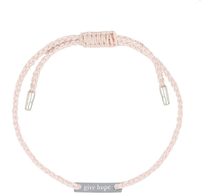 Syster P Armband Give Hope tråd/silver Pink