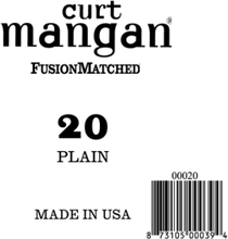 Curt Mangan 20 løs plain-steel guitarstreng .020