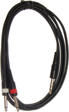 HiEnd 2 x jack(mono)-til-jack(stereo)-kabel 3 meter