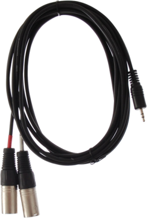 HiEnd 2 x XLR(han)-til-minijack(stereo)-kabel 3 meter