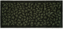 Floormat Polyamide, 130X90 Cm, Leaves Design Home Textiles Rugs & Carpets Hallway Runners Grønn Tica Copenhagen*Betinget Tilbud