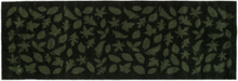 Floormat Polyamide, 200X67 Cm, Leaves Design Home Textiles Rugs & Carpets Hallway Runners Green Tica Copenhagen