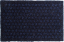 Floormat Polyamide, 60X40 Cm, Dot Design Home Textiles Rugs & Carpets Door Mats Blue Tica Copenhagen
