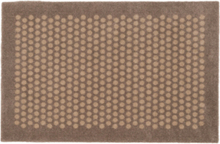 Floormat Polyamide, 90X60 Cm, Dot Design Home Textiles Rugs & Carpets Door Mats Beige Tica Copenhagen*Betinget Tilbud