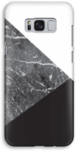 Samsung Galaxy S8 Volledig Geprint Hoesje (Hard) (Glossy) - Combinatie marmer