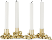 Molekyl Candlelight 4 Home Decoration Christmas Decoration Christmas Lighting Electric Advent Candlesticks Gold Gejst