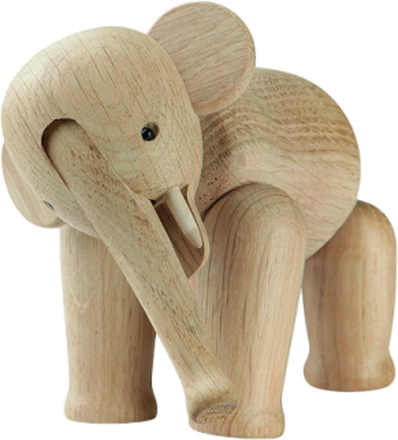 Elefant Mini Home Decoration Decorative Accessories-details Wooden Figures Beige Kay Bojesen