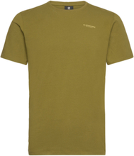 Slim Base R T S\S Tops T-shirts Short-sleeved Khaki Green G-Star RAW