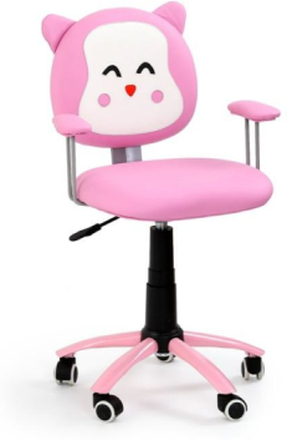 Karina rosa barnstol - skrivbordsstol för barn