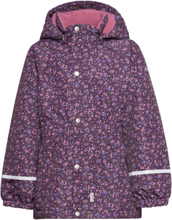 Jacket - Aop Outerwear Jackets & Coats Winter Jackets Purple CeLaVi