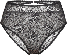 Emmaup High Waisted Briefs Lingerie Panties High Waisted Panties Svart Underprotection*Betinget Tilbud