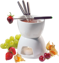 "Chokoladefondue M/6 Dele Home Kitchen Pots & Pans Fondue Set White Cilio"