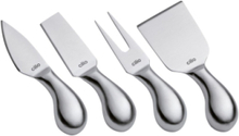 "Osteknivsæt 4 Stk. I Gavesæske Piave Home Tableware Cutlery Cheese Knives Silver Cilio"