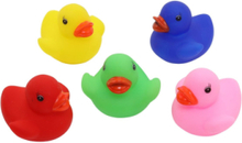 Bathtoys, Rainbow Ducks, 5-Pack Toys Bath & Water Toys Bath Toys Multi/patterned Rätt Start
