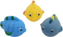 Bathtoys, Fish, 3-Pack Toys Bath & Water Toys Bath Toys Multi/patterned Rätt Start