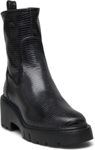 Jofo_F22_Bl Shoes Boots Sock Boots Ankle Boot - Flat Svart UNISA*Betinget Tilbud