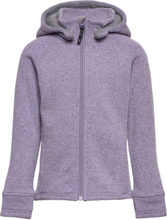 Shaun Hoodie Kids Sport Fleece Outerwear Fleece Jackets Purple ISBJÖRN Of Sweden