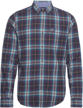 L/S Cotton Lumberjack Shirt Skjorte Uformell Marineblå Superdry*Betinget Tilbud