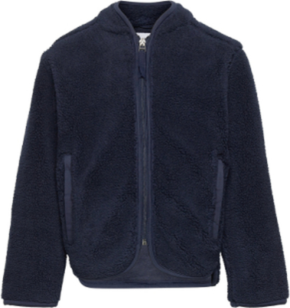 Sherpa Fleece Kids Outerwear Fleece Outerwear Fleece Jackets Blå Kronstadt*Betinget Tilbud