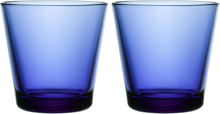 Iittala Kartio glass 21 cl 2 stk, ultramarinblå