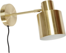 Fuse Væglampe Home Lighting Lamps Wall Lamps Gold Hübsch