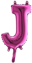 Bokstavsballong Mini Rosa - Bokstav J