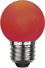 Klotlampa E27 LED - Röd