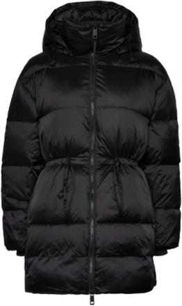 Waisted Down Padded Jacket Foret Jakke Black Calvin Klein
